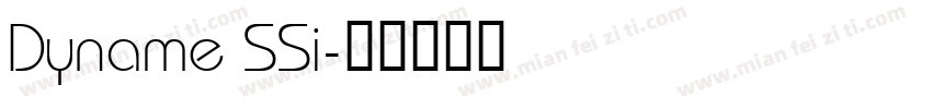 Dyname SSi字体转换
